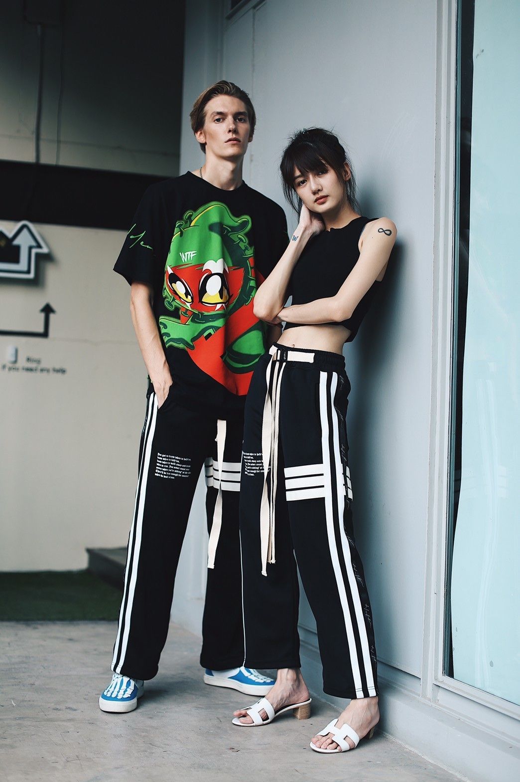 Buy Tommy Hilfiger Brand Tape Baggy Track Pants - NNNOW.com