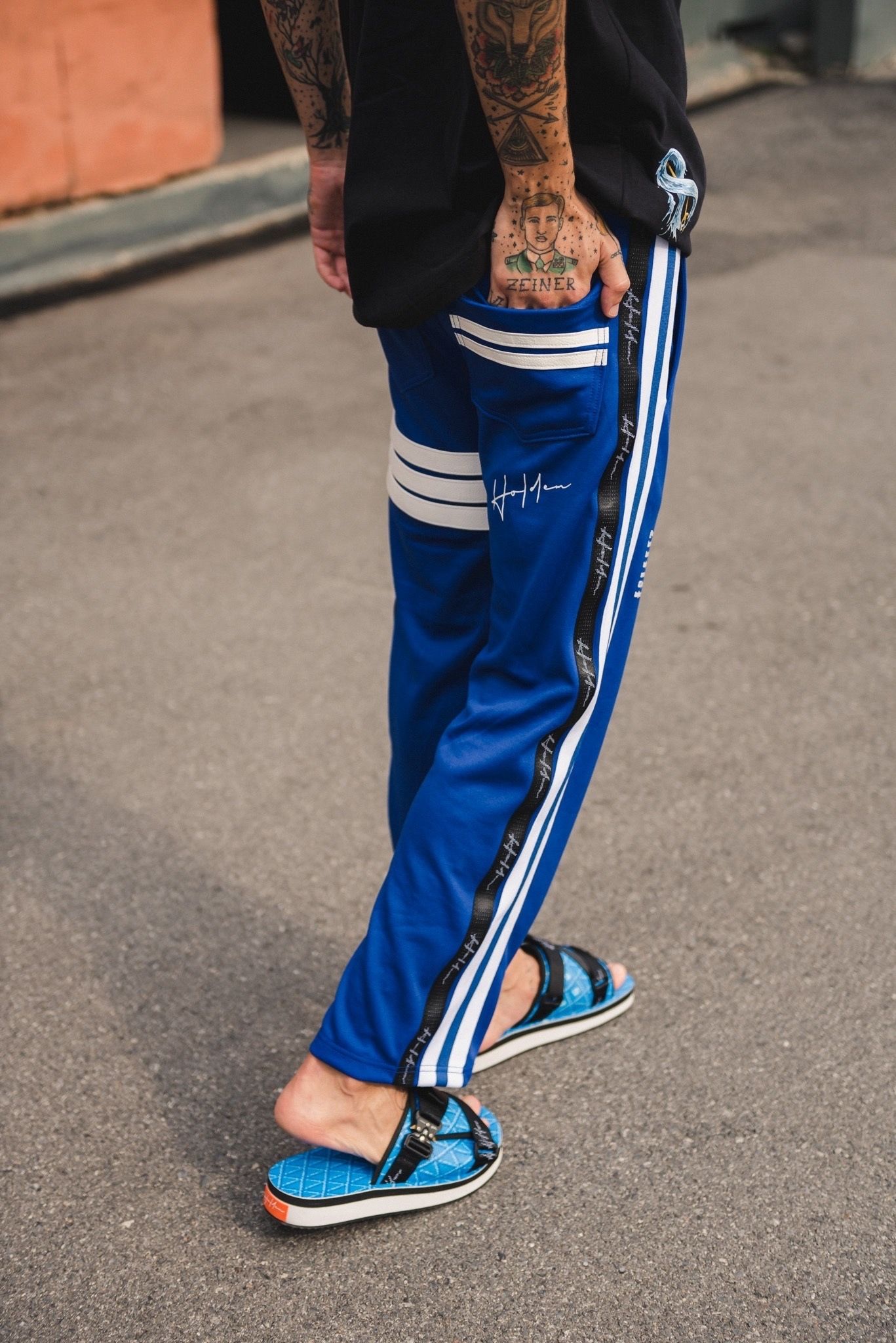 Blue Track Pants (Baggy) 2020