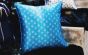 H8 Monogram Cushion Blue Color
