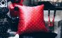 H8 Monogram Cushion Red Color